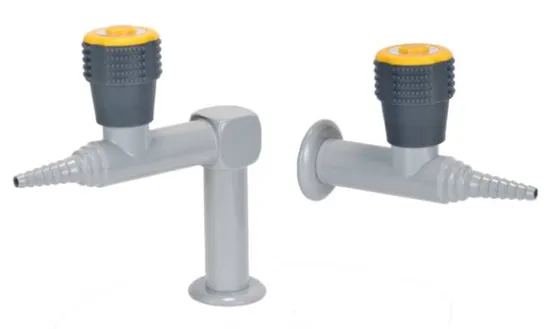 Panel-Mounted 1/2/3/4-Way Gas Valve Lab Faucet